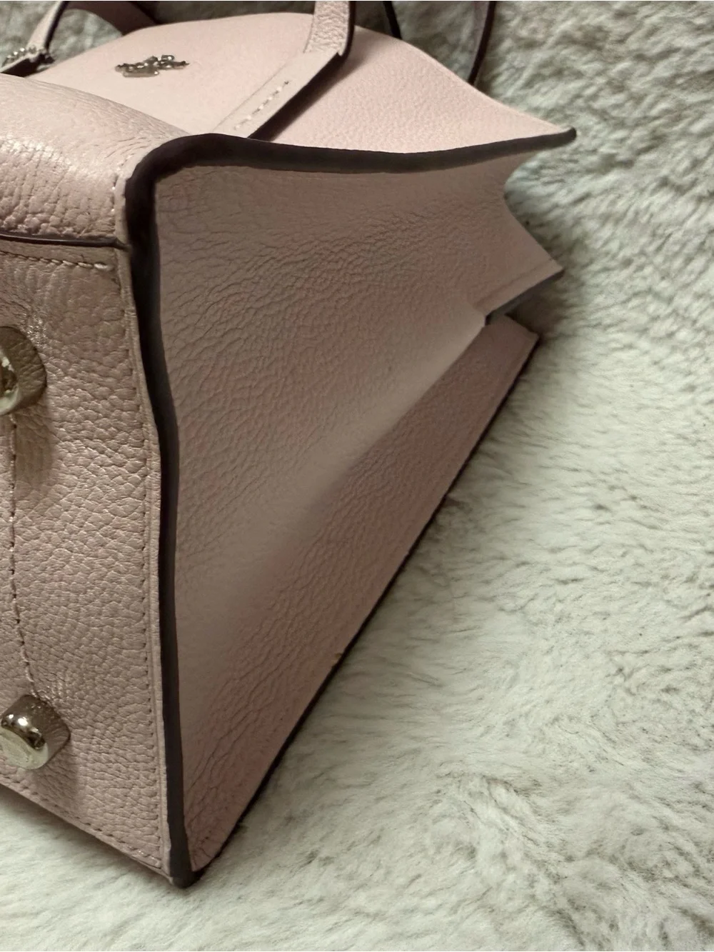 Coach Blush Charlie Carryall Tote with silver Hardware